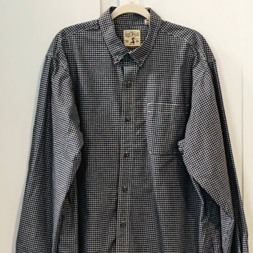 Mens Redhead Wrinkle Free XL Long Sleeve